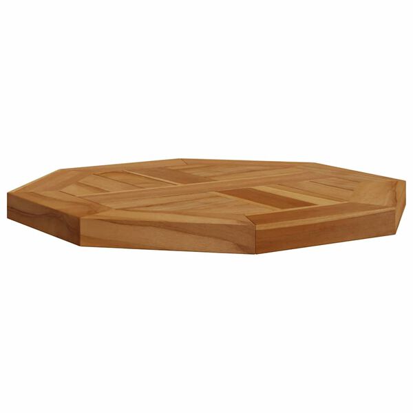 vidaXL Bordplate 40x40x2,5 cm &aring;ttekantet heltre teak