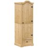 vidaXL Garderobe Corona 55x52x170 cm heltre furu