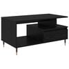 vidaXL Kaffebord Svart Eik 90 x 49 x 45 cm Konstruert tre
