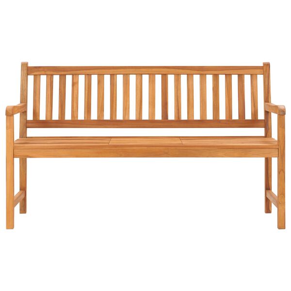 vidaXL 3-seters hagebenk med bord 150 cm heltre teak