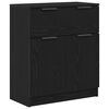 vidaXL Serviesskap Svart Eik 60 x 30 x 70 cm Konstruert tre