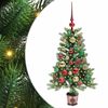 vidaXL Juletre med 150 LED med stativ gr&oslash;nn 90 cm PE