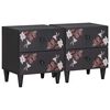 vidaXL Nattbord 2 stk. Brun 40 x 33,5 x 46 cm Massiv mango tre