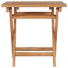 vidaXL Sammenleggbart hagebord 45x45x45 cm heltre teak