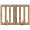 vidaXL Folding Pet Fence 2 pcs Artisan Eik 100,5 x 38 x 70 cm
