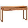 vidaXL Skrivebord med 2 skuffer 140x40x75 cm teak