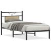 vidaXL Sengeramme uten madrass sonoma eik 90x190 cm konstruert tre