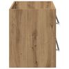 vidaXL Badeservantskap artisan eik 80x38,5x48 cm konstruert tre