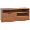 vidaXL TV-benk 90x30x40 cm heltre teak