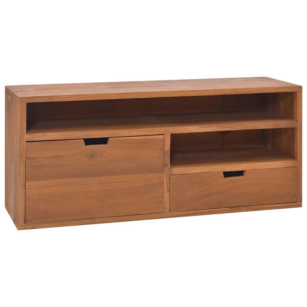 vidaXL TV-benk 90x30x40 cm heltre teak