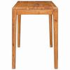 vidaXL Spisebord Brun 110 x 55 x 76 cm Solid akasietre