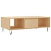 vidaXL Salongbord Sonoma eik 104x60x35 cm konstruert tre