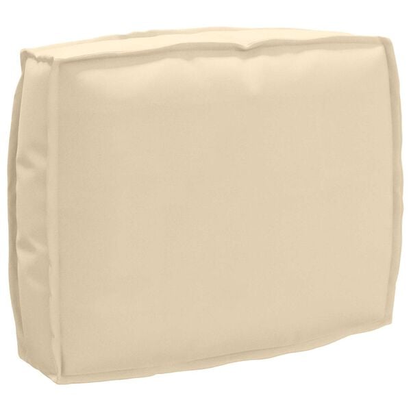 vidaXL Pute Beige 50 x 40 x 12 cm Oxford Stoff