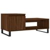 vidaXL Salongbord brun eik 100x50x45 cm konstruert tre