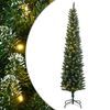 vidaXL Kunstig slankt juletre 300 LED 240 cm