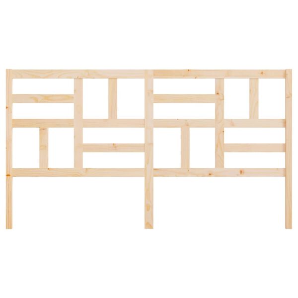 vidaXL Sengegavl 206x4x104 cm heltre furu