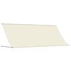 vidaXL Uttrekkbar markise kremhvit 350x150 cm stoff og st&aring;l