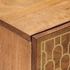 vidaXL Nattbord 2 stk 40x33x46 cm heltre mango