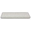 vidaXL Selvklebende trappematter sisal 15 stk 65x21x4 cm platina