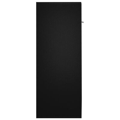 vidaXL Skjenk svart 60x30x75 cm sponplate