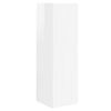 vidaXL TV Veggskap 30 x 31 x 100 cm Glanset Hvit Konstruert tre