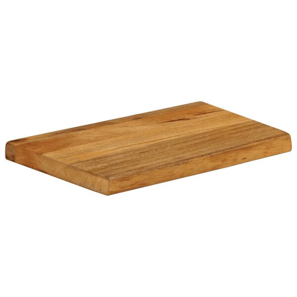 vidaXL Bordplate med naturlig kant 40x30x2,5 cm heltre mango