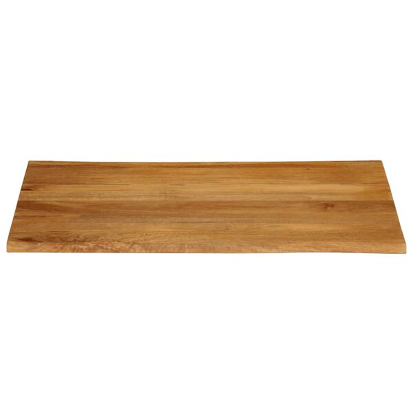 vidaXL Bordplate 100x80x3,8 cm naturlig kant heltre mango