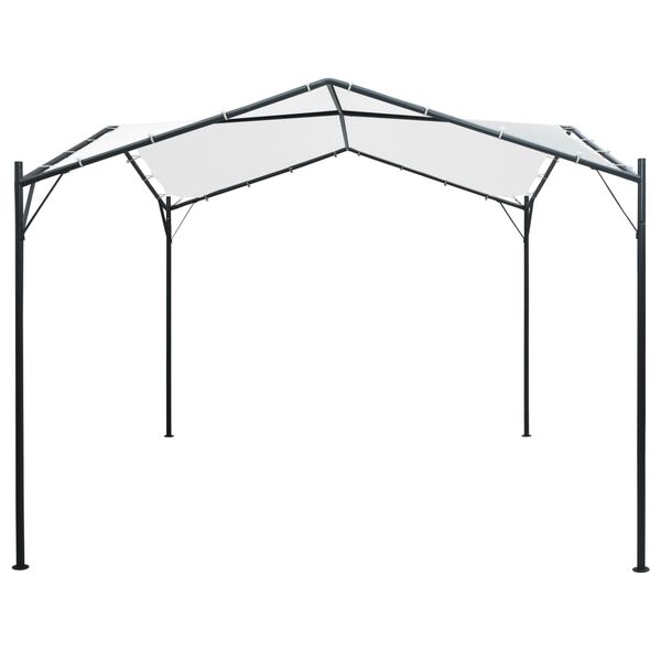 vidaXL Paviljong 3x3x2,6 m hvit 180 g/m²