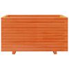 vidaXL Plantekasse voksbrun 90x60x49,5 cm heltre furu