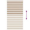 vidaXL Sebragardin sandbrun 130x200 cm stoff bredde 125,9 cm polyester