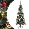 vidaXL Kunstig juletre med 150 LED gr&oslash;nn 150 cm PVC og plast og st&aring;l