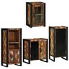 vidaXL Baderomsinnredningssett 4 stk. Flerfarget 55 x 35 x 60 cm