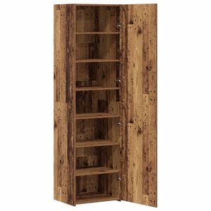 vidaXL H&oslash;yskap 2 pcs Gammelt tre 50 x 42,5 x 185 cm