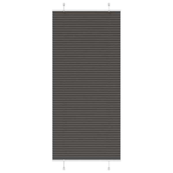 vidaXL pliss&eacute;gardin sort 95x200 cm Stoff Bredde 94,4 cm Polyester