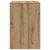 vidaXL Skrivebord Artisan Eik 60 x 50 x 76 cm