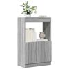 vidaXL Highboard gr&aring; sonoma 63x33x100 cm konstruert tre