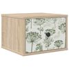 vidaXL Vegghengt nattbord GOTHA Sonoma eik 36 x 33 x 25 cm