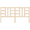 vidaXL Sengegavl 206x4x100 cm heltre furu