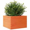 vidaXL Plantekasse voksbrun 70x70x45,5 cm heltre furu