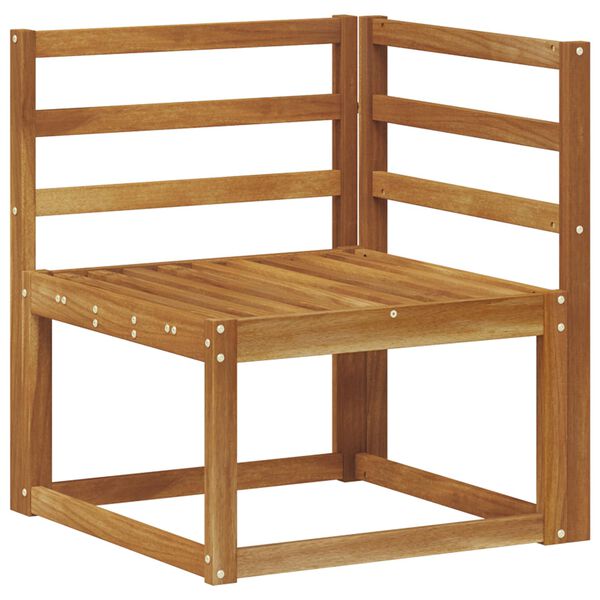 vidaXL Utend&oslash;rs sofa-sett 8 pcs Naturlig Solid akasietre