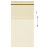 vidaXL Rullegardin med gardiner Natur 110 x 220 cm Bambus