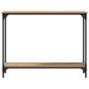 vidaXL Konsollbord Artisan Eik 100 x 22,5 x 75 cm Konstruert tre