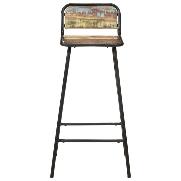 vidaXL Barstoler 2 stk gjenvunnet heltre