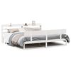 vidaXL Sengeramme uten madrass hvit 180x200 cm heltre furu