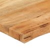 vidaXL Bordplate 140x60x3,8 cm naturlig kant heltre mango
