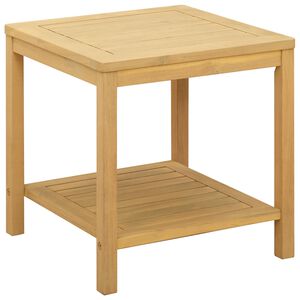 vidaXL Sidetabell Olje naturlig 45 x 45 x 45 cm Solid akasietre