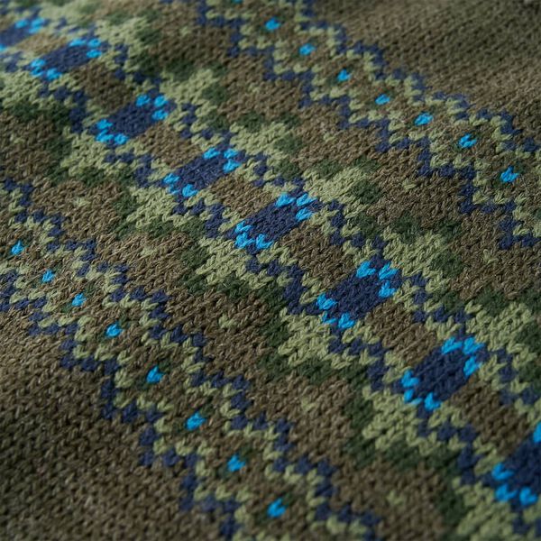 Barnegenser strikket kaki 128