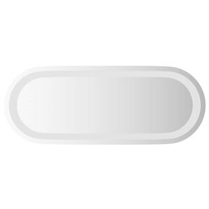 vidaXL LED-baderomsspeil 50x20 cm oval