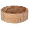 vidaXL Fruktbolle JEPARA Teak brun &Oslash; 30 cm Massivt Teaktre
