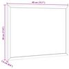 vidaXL korkplate med massiv fururamme 40x30 cm